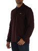 MERLOT | Langarm-Poloshirt Classic Fit aus Baumwoll-Piqué