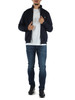 Dunkelblau | Regular Fit Sweatshirt mit Reißverschluss