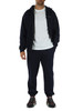 BLU SCURO | Pantalone sportivo felpato regular fit