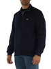 Dunkelblau | Interlock-Sweatshirt Regular Fit aus Baumwolle