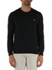 SCHWARZ | Regular Fit Rundhals-Pullover aus Wollmischung