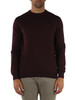MERLOT | Maglia girocollo in lana regular fit