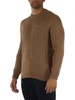 KAMEL | Regular-Fit Zopfpullover aus Baumwollmischung