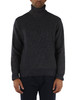 BLU | Maglia collo alto in lana vergine e cashmere