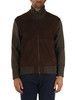 MARRONE | Giacca in suede e misto cashmere Aqua Leather Water Repellent