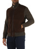 MARRONE | Giacca in suede e misto cashmere Aqua Leather Water Repellent