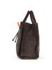 TORTORA | Borsa tote in velluto CALI Midi con stampa logo glitterata