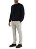 HELLGRAU | GRAY Regular Fit Hose aus Stretch-Baumwolle und Lyocell