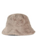 BEIGE | Cappello a secchiello in ecopelliccia