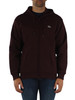 MERLOT | Felpa Classic fit con zip e cappuccio