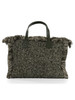 VERDE | Borsa in misto lana CALI Midi con logo frontale