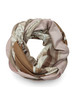 CREMA | Foulard quadrato in viscosa stampa logo