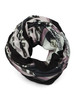 NERO | Foulard quadrato in viscosa stampa logo