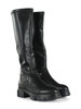NERO | Stivali in pelle ed ecopelle stretch CPH556