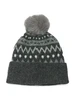 GRIGIO | Cappello in misto lana con pon pon