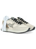PANNA | Sneakers in pelle e tessuto STARGIRL STRASS LOGO