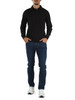 NERO | Polo manica lunga in cotone piquet
