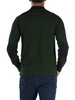 VERDE SCURO | Polo manica lunga in cotone piquet con inserti a contrasto