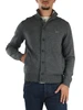GRIGIO | Cardigan in misto lana merino e cashmere