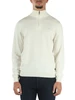 PANNA | Maglia mezza zip in lana merino e cotone