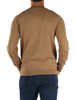 CAMMELLO | Maglia girocollo in lana merino e cotone
