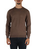 TORTORA | Maglia girocollo in lana merino e cotone