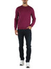 CICLAMINO | Maglia girocollo in lana merino e cotone