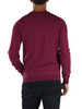 CICLAMINO | Maglia girocollo in lana merino e cotone