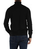 NERO | Maglia collo alto in lana merino e cotone