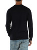 BLU SCURO | Maglia girocollo in lana merino e cashmere