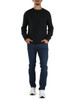 NERO | Maglia girocollo in misto lana merino e alpaca