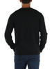 NERO | Maglia girocollo in misto lana merino e alpaca
