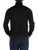 NERO | Maglia collo alto in lana merino effetto vintage