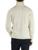 PANNA | Maglia collo alto a trecce in misto lana merino e cashmere