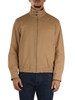 BEIGE | Giacca in cotone con ricamo logo