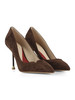 MARRONE | MY LIU JO ESSENTIAL: Dècolletè in suede MY DEMI 04