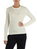 PANNA | Maglia girocollo a trecce in lana merino e cashmere