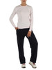 BLU SCURO | Pantalone in misto lana merino e cashmere