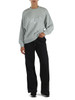 GRIGIO CHIARO | Felpa girocollo in misto cotone con scritta logo