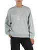 GRIGIO CHIARO | Felpa girocollo in misto cotone con scritta logo