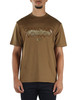KAKI | PORSCHE X BOSS: T-shirt in lyocell e cotone