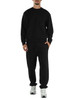 SCHWARZ | Rundhals-Sweatshirt aus Baumwollmischung