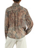 TORTORA | Camicia in creponne stampa paisley