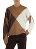 BEIGE | Maglia in misto lana e alpaca con pietre applicate