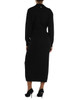 NERO | Abito midi in misto viscosa, lana e cashmere