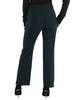 VERDE SCURO | Pantalone a trombetta in misto viscosa