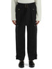 NERO | Pantalone in misto viscosa con tasche cargo