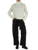 NERO | Pantalone in misto viscosa con tasche cargo