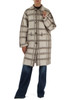 BEIGE | Cappotto lungo sfoderato in misto lana e alpaca
