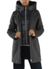 GRIGIO | Cappotto imbottito in panno soft BACIO